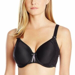 Elomi EL8740 Amelia Black Molded Underwire Bandless Spacer Bra Sz US 38G/UK 38F